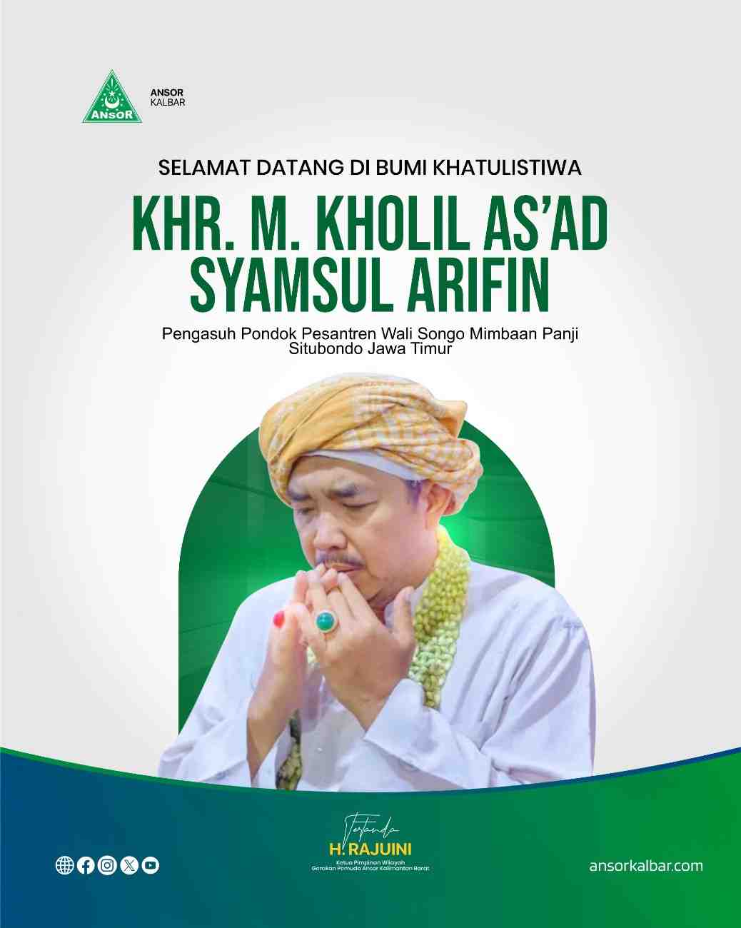 GP Ansor Kalbar KHR Kholil As'ad