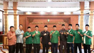 Gubernur Kalbar Ria Norsan bersama GP Ansor Kalbar